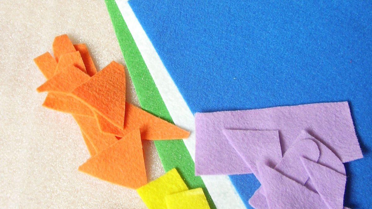 simple storage ideas for felt pieces