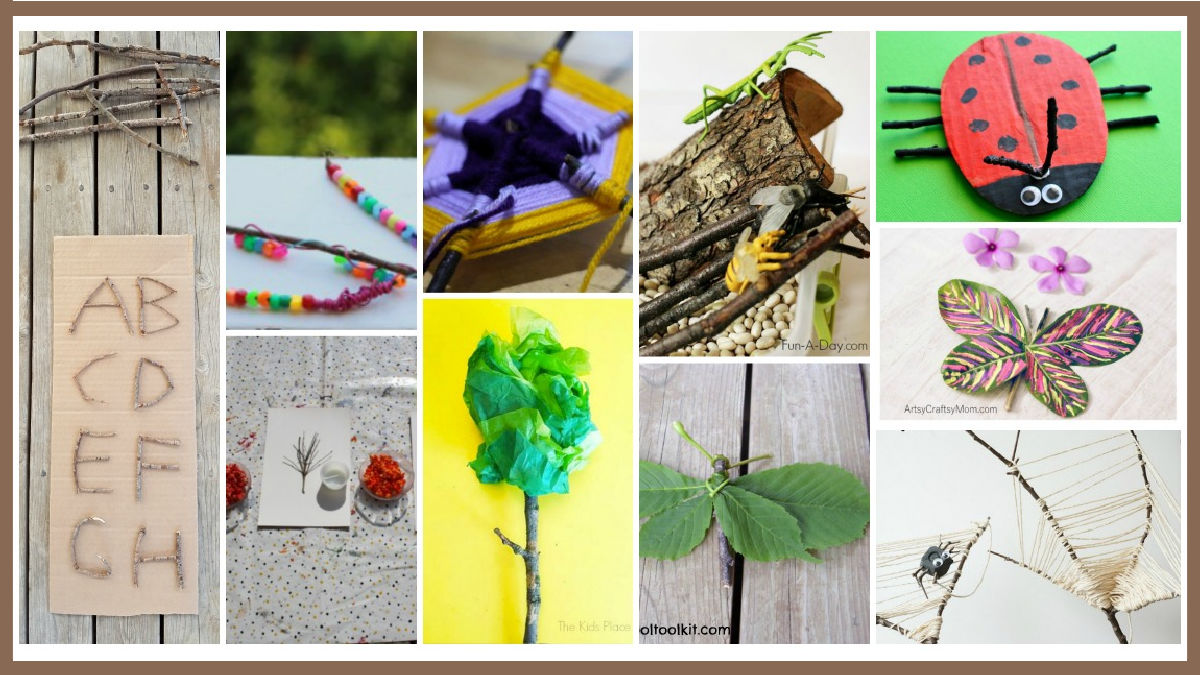 fun activities kids can do with twigs