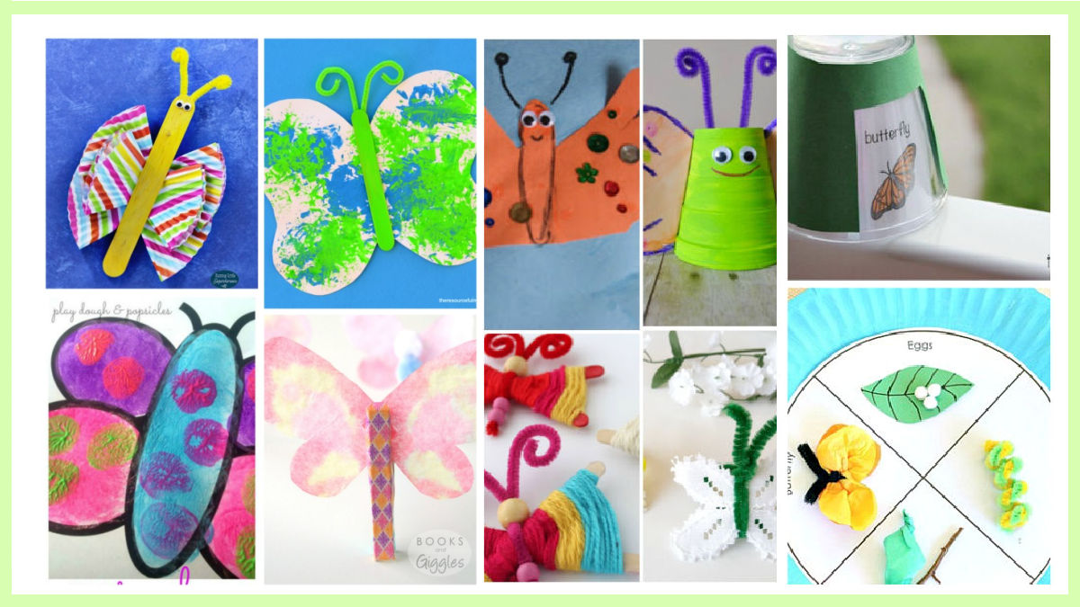 fun butterfly crafts for kids