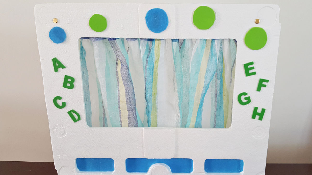 stand alone puppet theater easy diy project