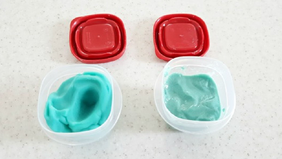 compare recipes for making playdough