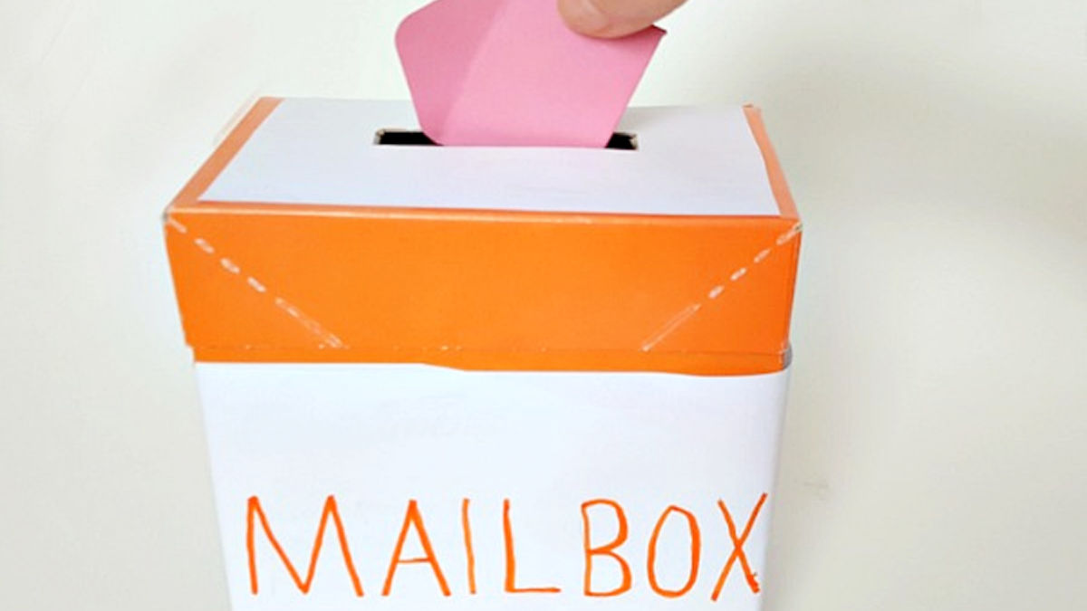 Mailbox Craft for Kids Pretend Play