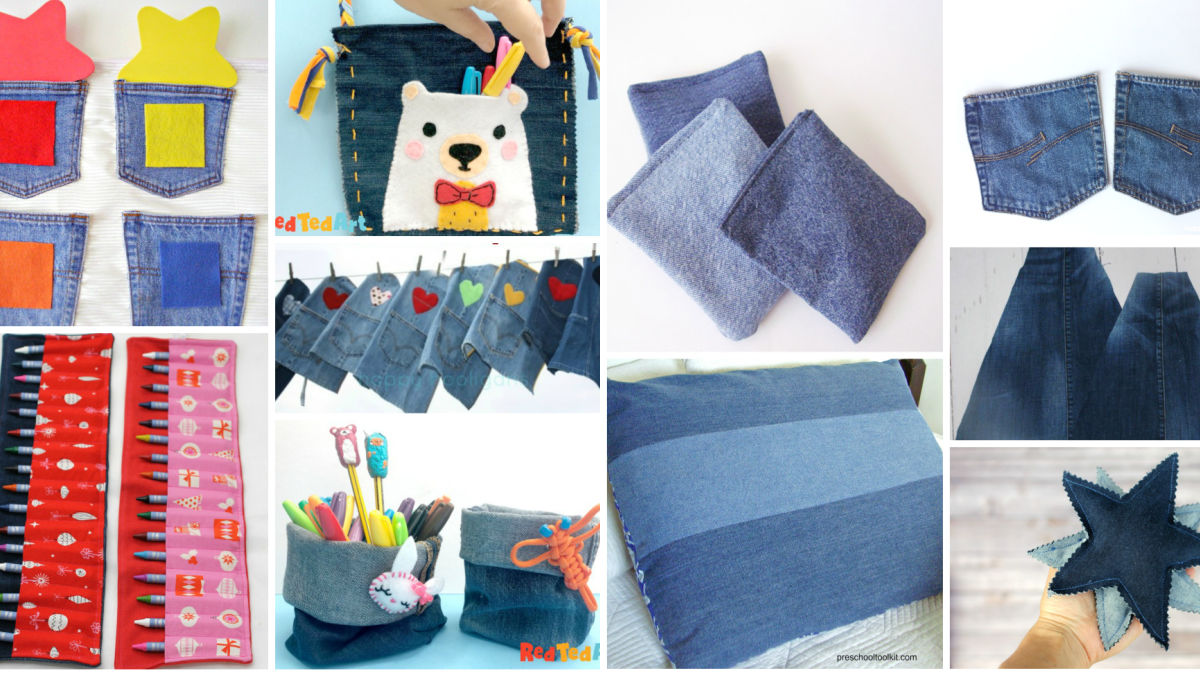 Easy Ways to Reuse Old Jeans