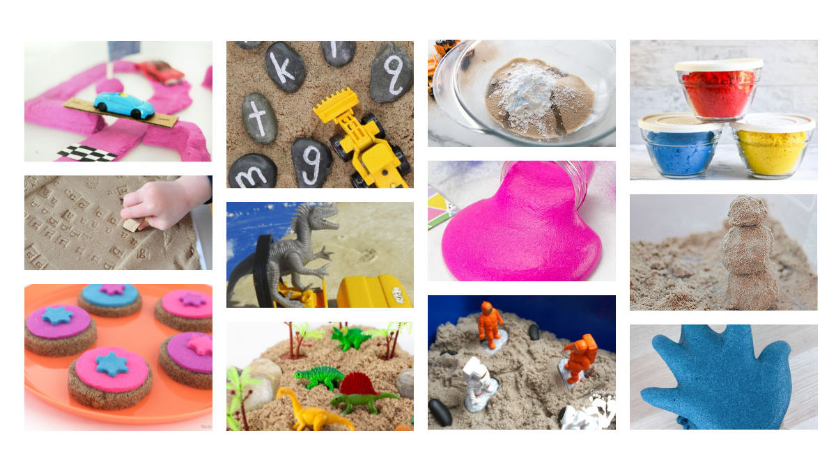 homemade magic sand recipe with simple ingredients