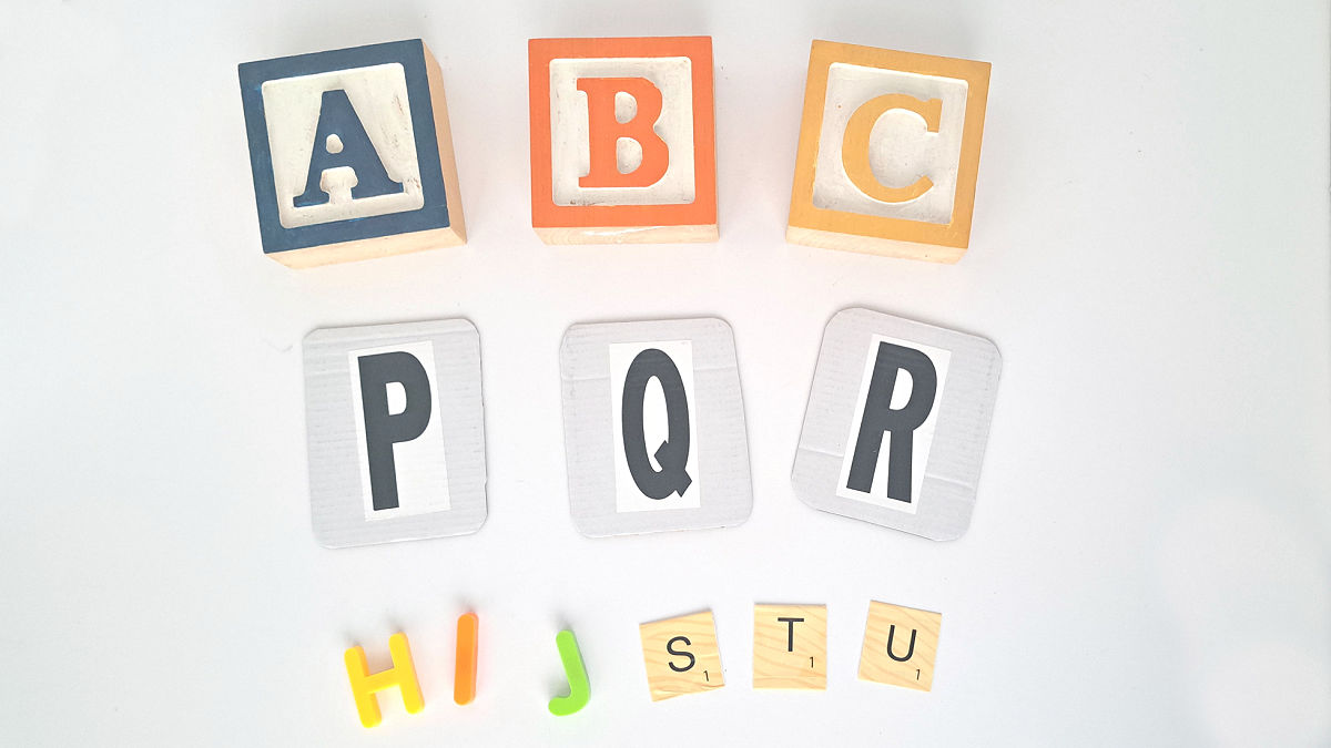How to Teach Letters of the Alphabet Without Really Teaching