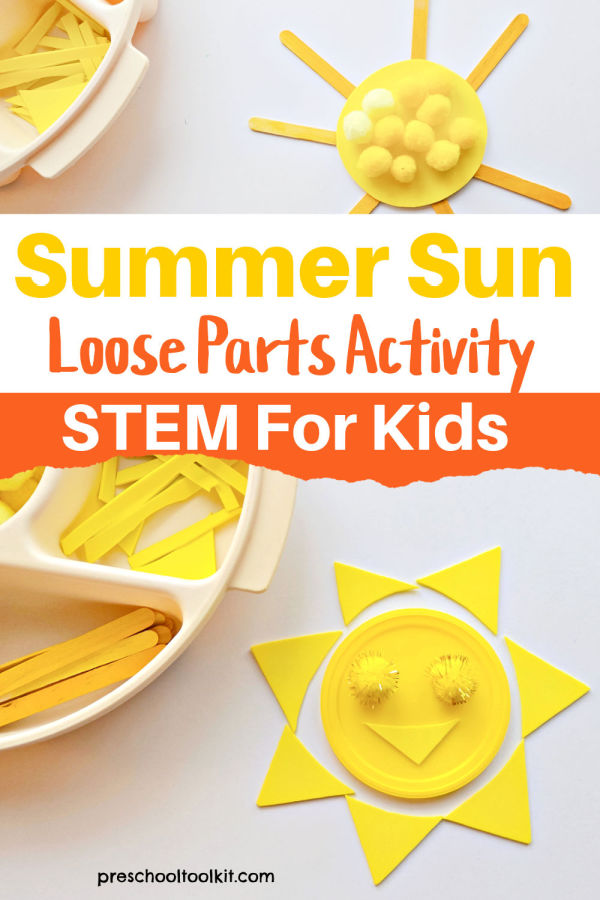 build a sun summer STEM activity