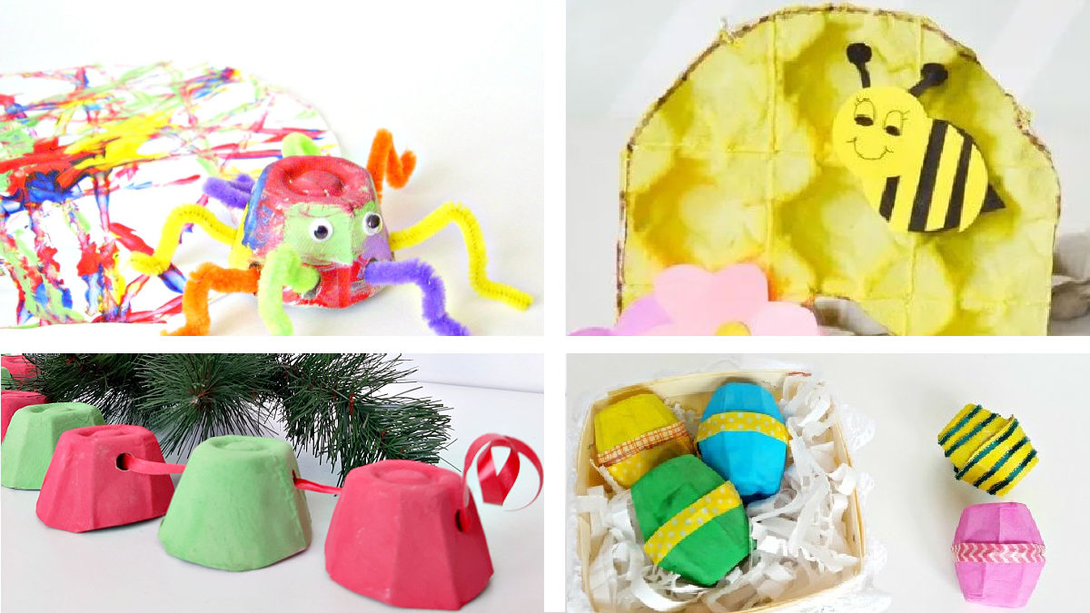 Easy Egg Carton Crafts For Kids