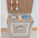 easy to make cardboard box kids kitchen