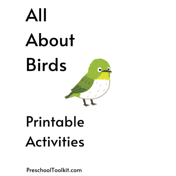 birds themed printables for preschool