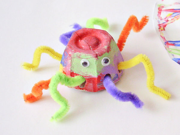 rainbow spider preschool craft