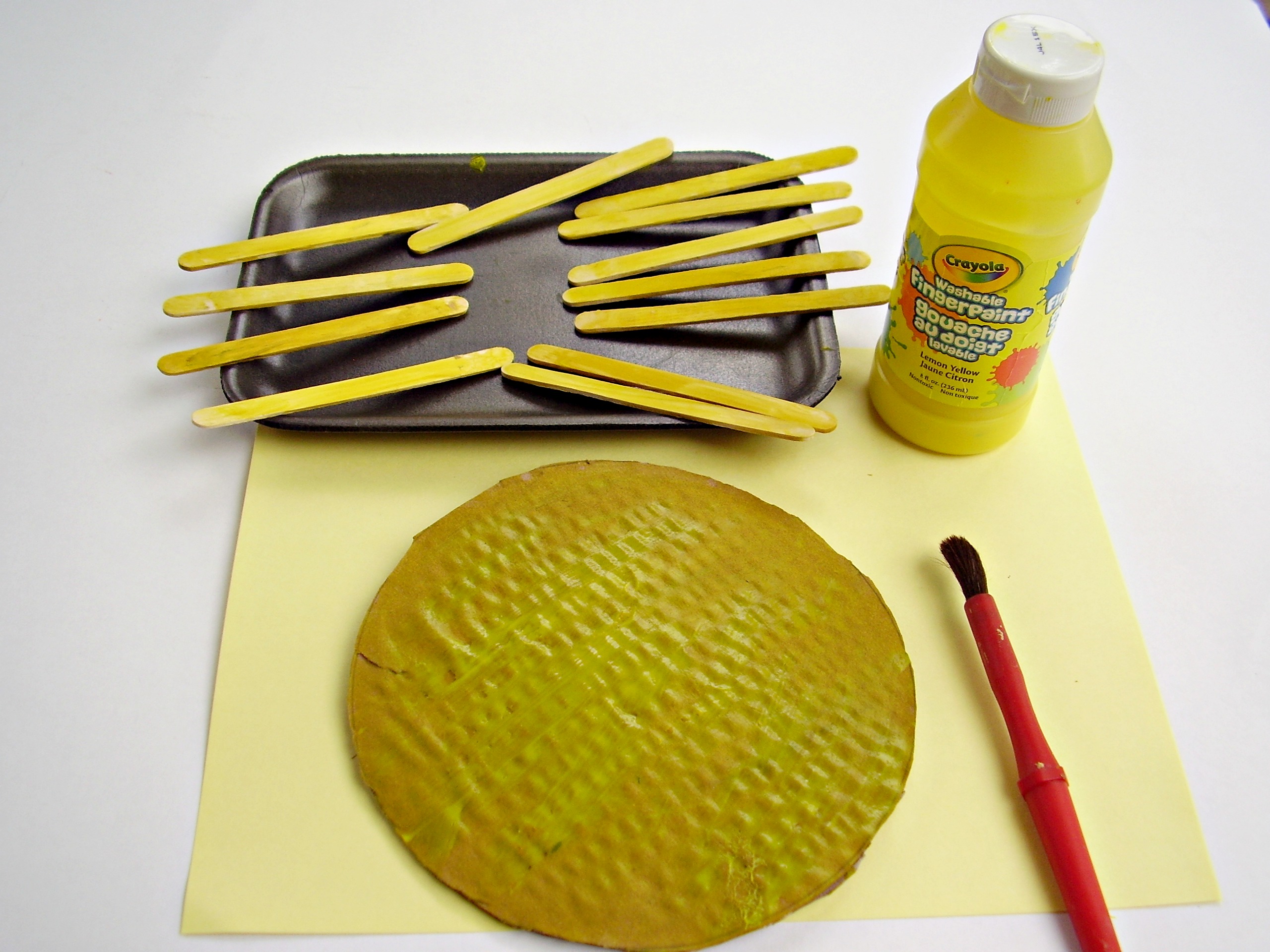 Summer sun craft for kids