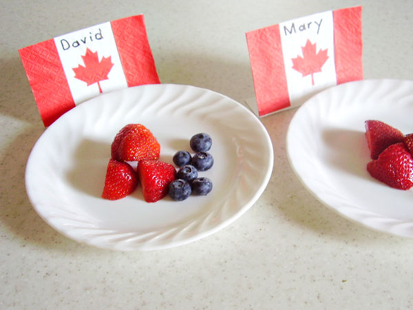 Table place markers paper craft