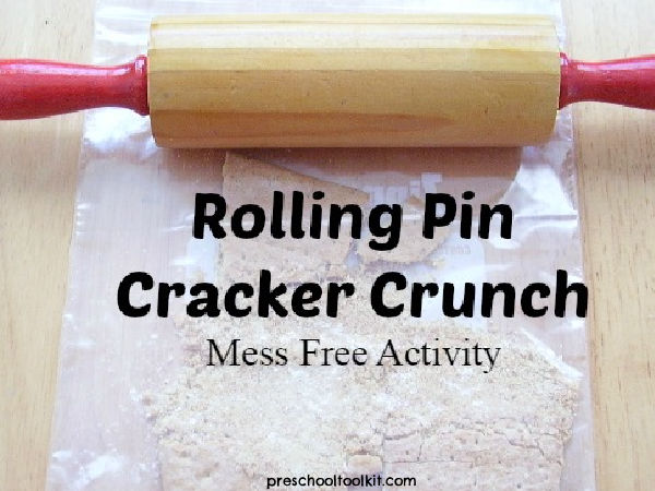Sensory play in the kitchen for kids