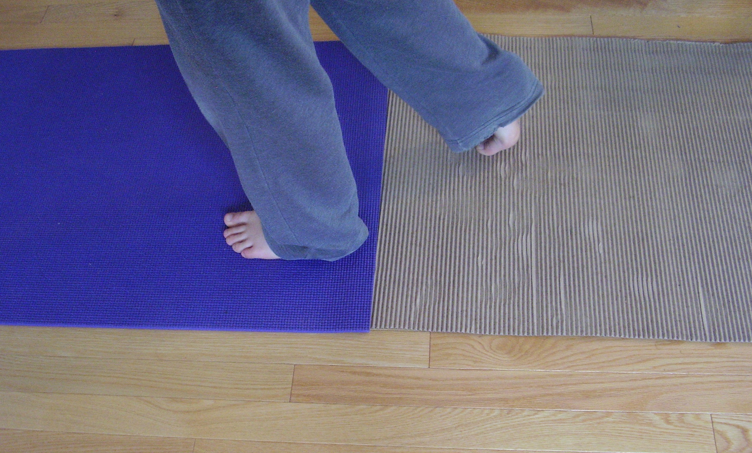 Barefoot walk