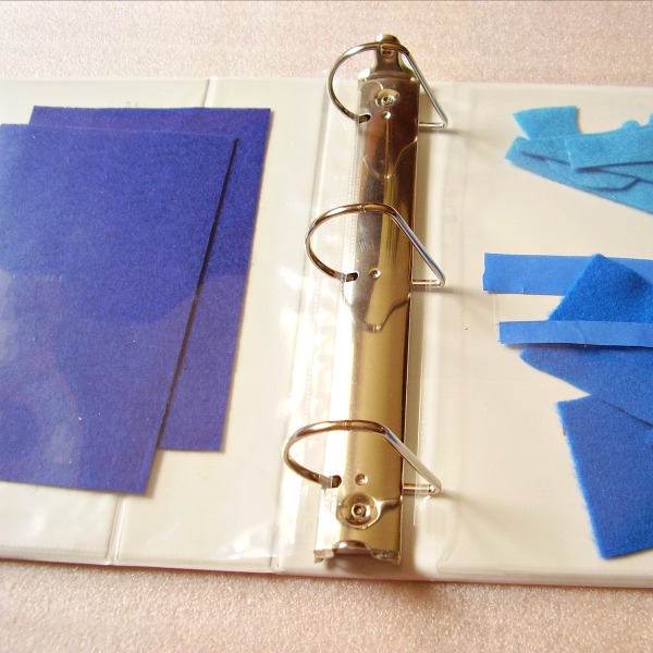 Binder used for sorting