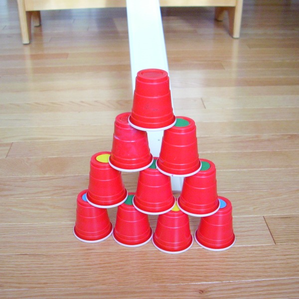 experiment with an inclined plane in preschool 