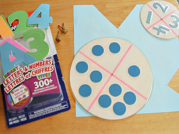 make your own math learning tool for preschoolers