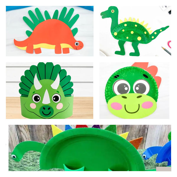 paper plate dinosaur craft ideas