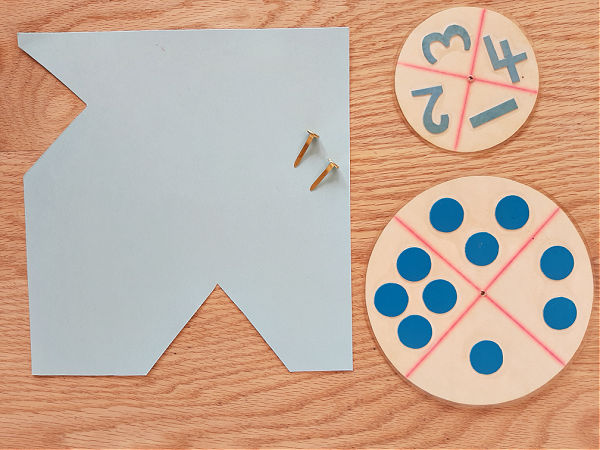 make a math learning tool with cardboard