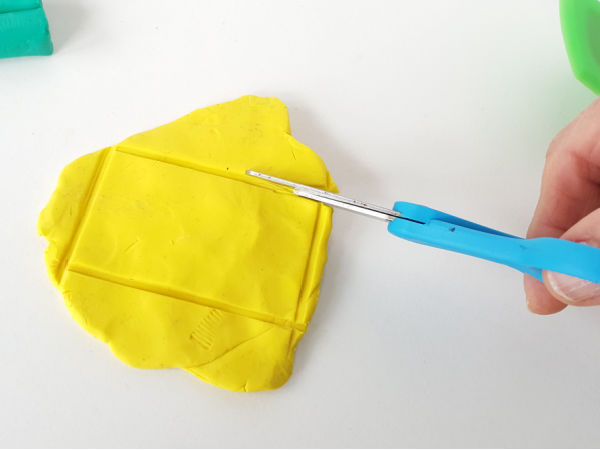 preschool math play with modeling clay