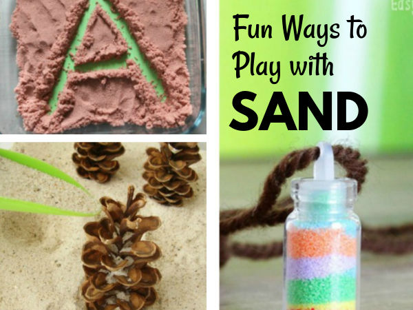 sand play ideas for indoor and outdoor play
