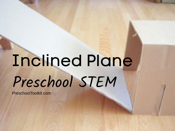 cardboard ramp preschool activity with toy cars