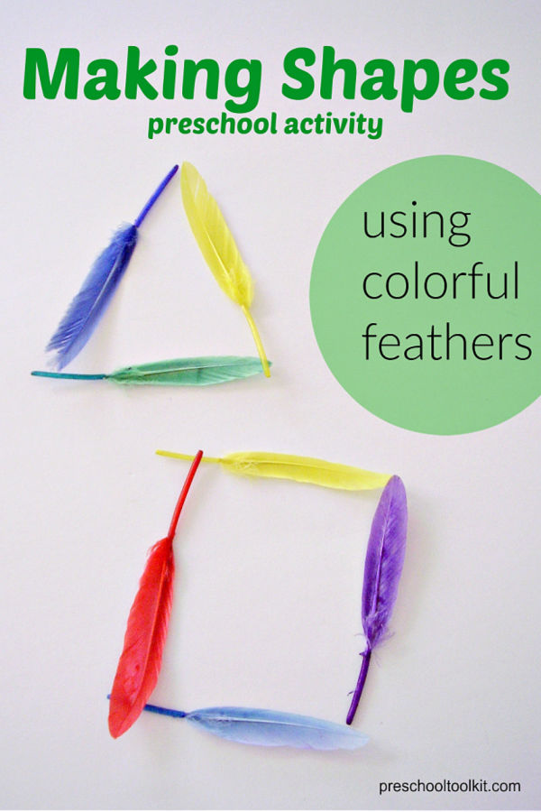 preschool math shape templates
