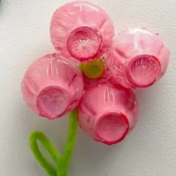 flower magnet kids craft