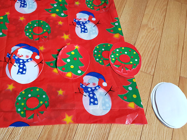 homemade board game for preschool Christmas math play