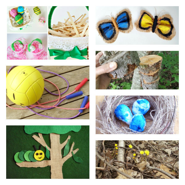 indoor and outdoor spring and summer play ideas for kids