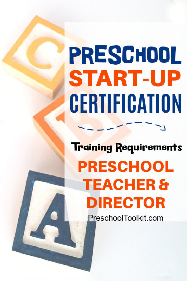 what training is required to be a preschool teacher