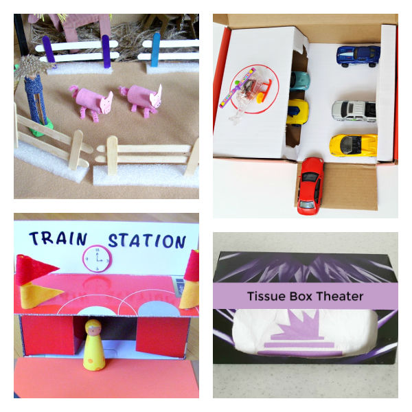 kids small world pretend play supports early verbal skills